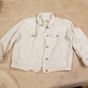 light weight button up jacket